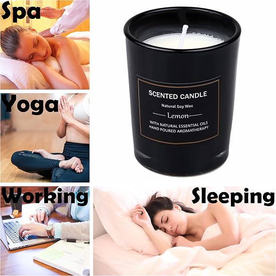 12 Paket Kokulu Mum Hediye Seti 70 ml Güçlü Koku Aromaterapi Kavanoz Mum Seti Soya Balmumu Ev Kokulu Banyo ve Vücut İşleri için Dekoratif Mumlar Kadınlar için En İyi Hediyeler.