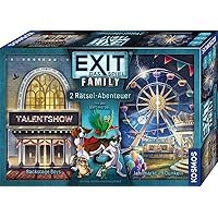 Kosmos 685379 Exit® – Il Gioco Family, Due Avventure indovinose Backstage Boys + Mercato annuale al Buio