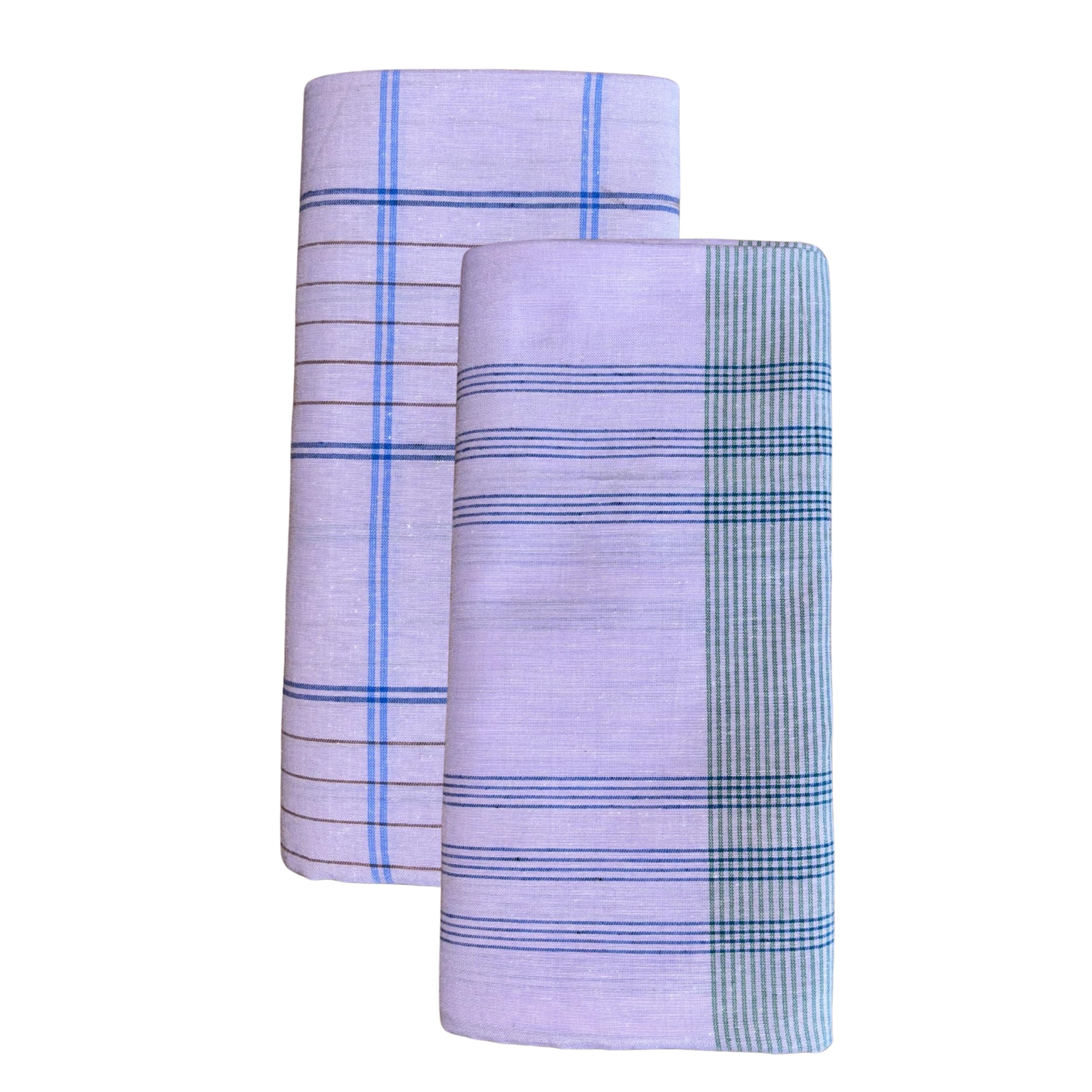 ragini v Men's Cotton Lungi white (Multi-Coloured,) Pack of 2-picture-44