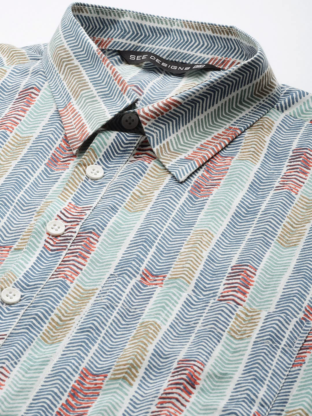 See Designs Men Multicolored Regular Pure Cotton Pathani Printed Men's Kurta_Sdpkt1162Xl