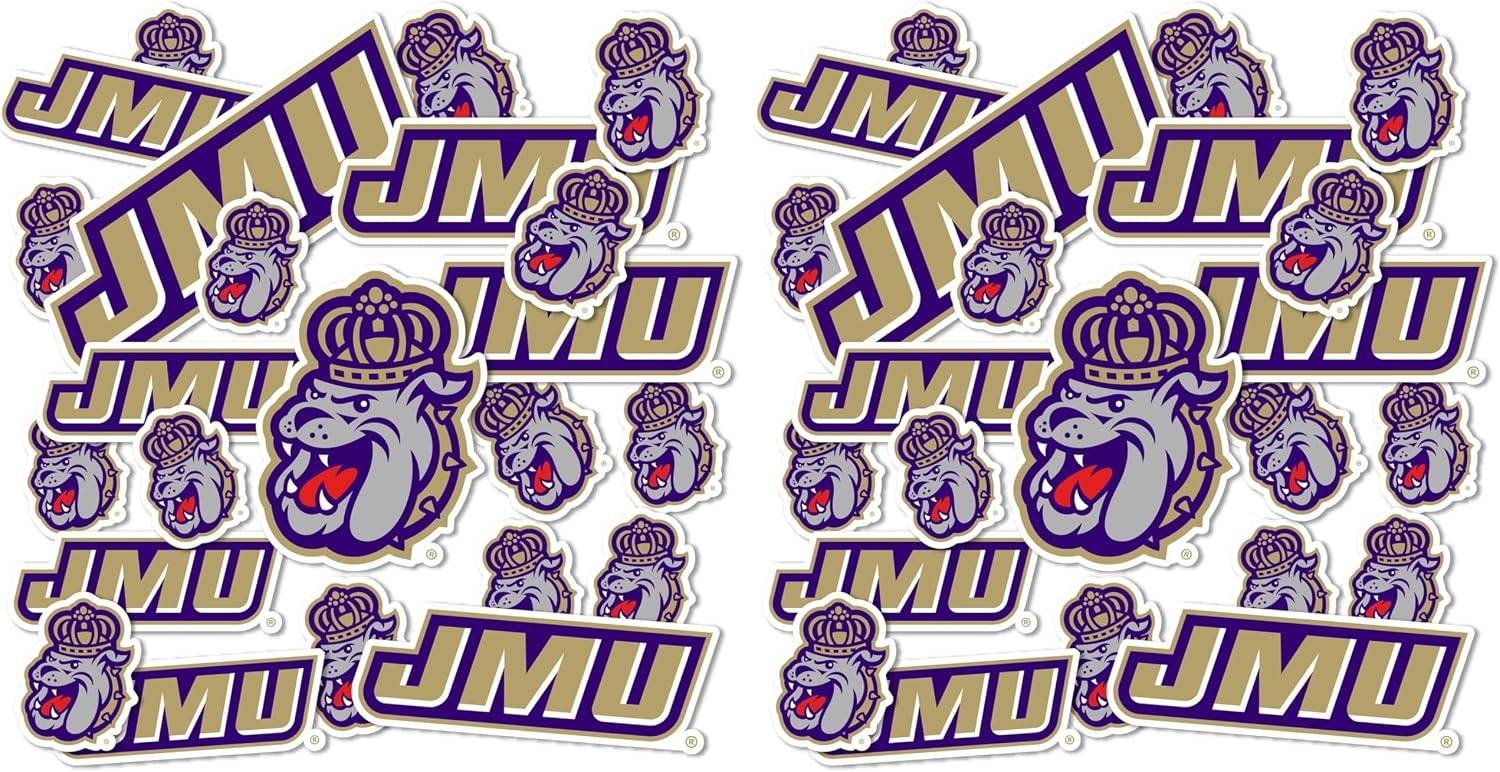 Desert Cactus James Madison University Sticker Dukes Vinyl Decals Laptop Water Bottle Car Scrapbook T1 (Type 1-1)
