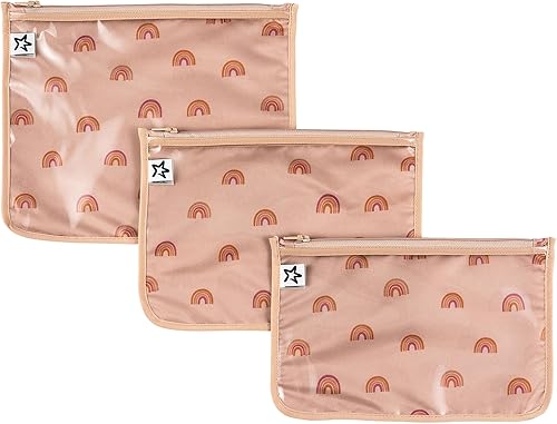 Tiny Twinkle Bolsas organizadoras de bolsas de pañales  Bolsas organizadoras de viaje delanteras transparentes a prueba de desorden  Juego de