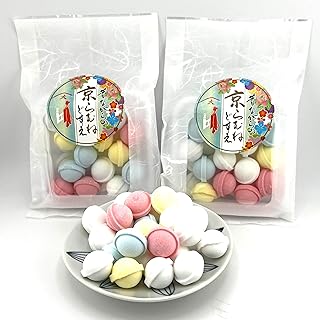 【京都限定品】 ラムネ 京の鈴ラムネ 京都 手作り 駄菓子 お菓子 120g×2袋(240g) セット 和菓子職人が一つずつ丁寧に昔ながらの製法で造った 鈴のような可愛らしいコロンっと丸い形のラムネ 口どけのやさしい昔懐かしい甘酸っぱい味のラムネ おやつ お茶菓子 おみやげ お土産 クリスマス ギフト プレゼント インバウンド 海外土産 岡本製菓