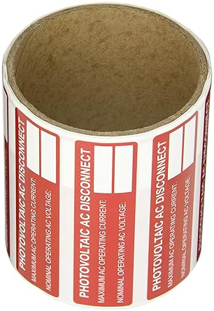 Hellermann Tyton 596-00239 Printable Solar Label, 3.75