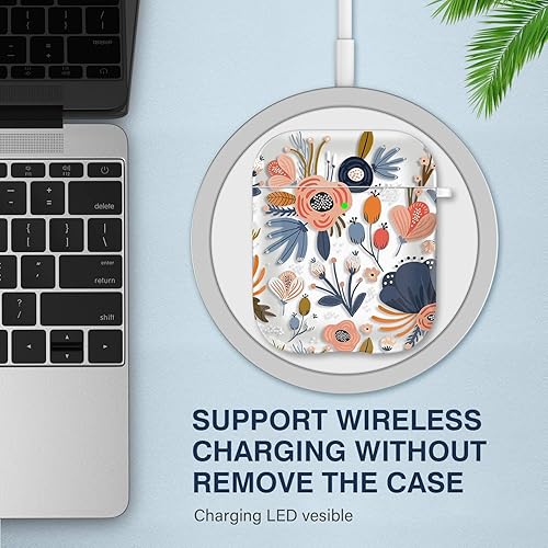 Miniatura 9 de Maxjoy Funda para AirPods de 3 generación, diseño único, funda protectora dura a prueba de golpes para Airpods 3 con llavero compatible con Apple