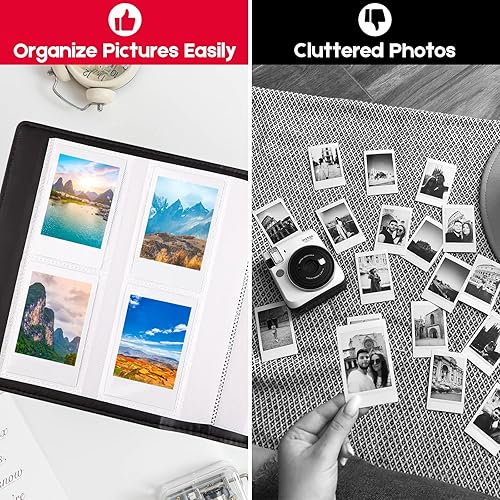 Miniatura 2 de Álbum de fotos de 256 bolsillos para cámara instantánea Polaroid Fujifilm Instax Mini 11 12 9 8+ 8 7+, KODAK StepCanon IVYHP Sprocket Color Photo