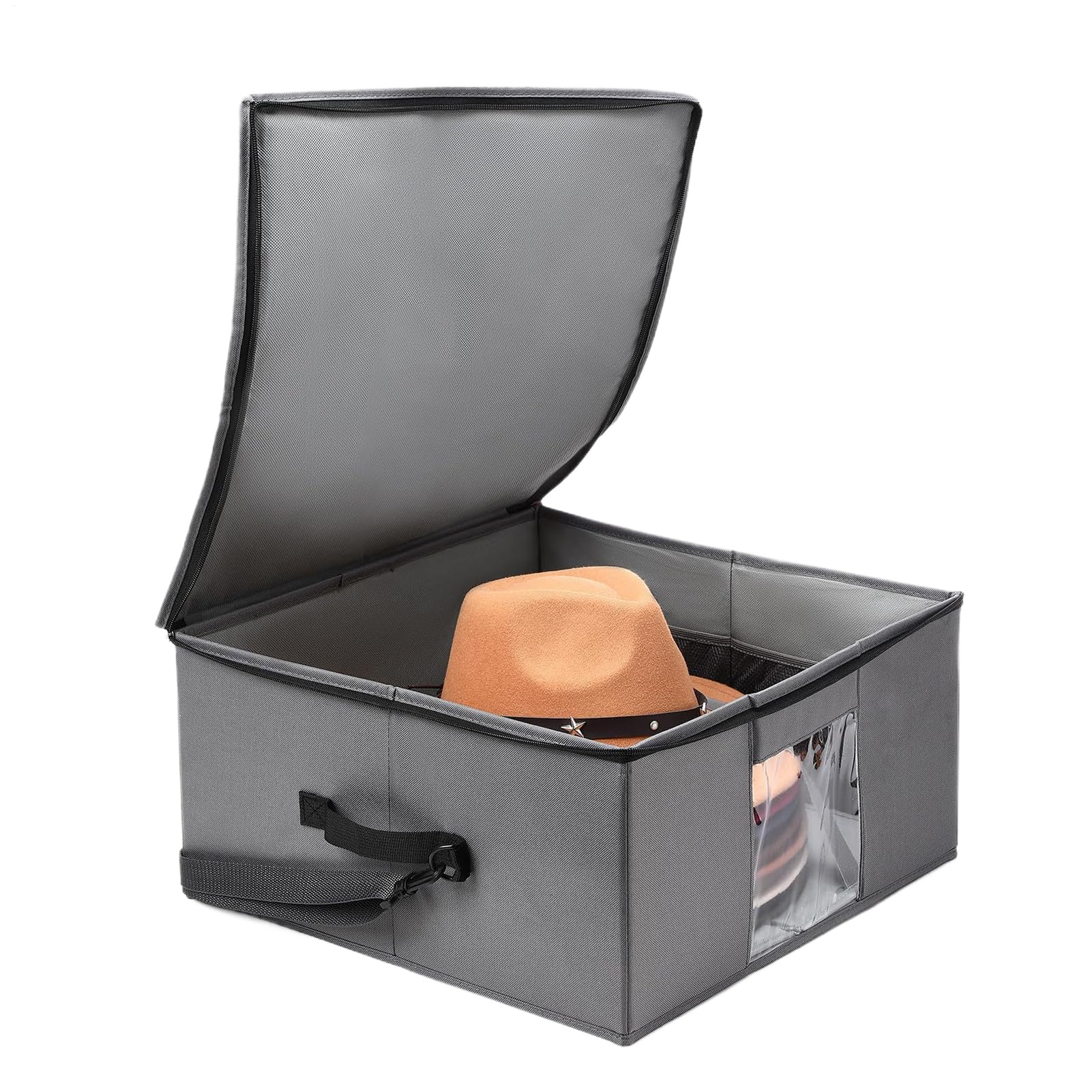 Étui à chapeaux Teksome idéal en voyage, dressing et bureau pour garder vos casquettes