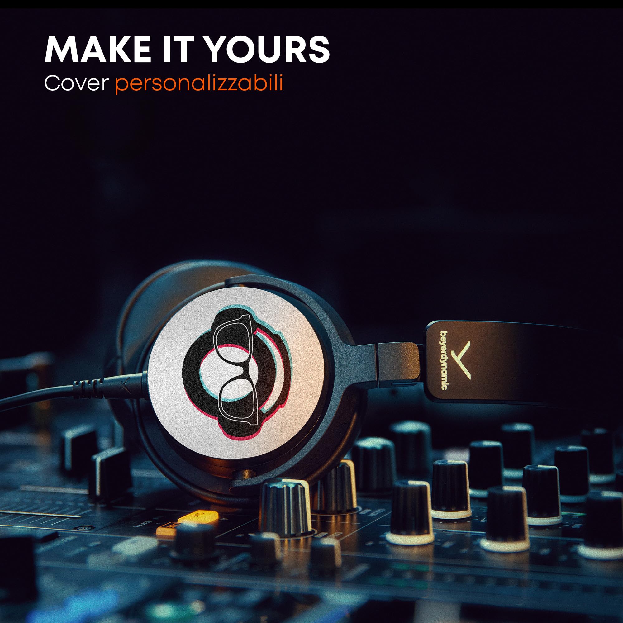 beyerdynamic DJ 300 PRO X Cuffie DJ professionali 2 in 1, cambio on-ear come funzione di stile flessibile e di utilizzo con costruzione chiusa