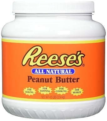 Reeses All-Natural Peanut Butter - 4.5 lb. Jar