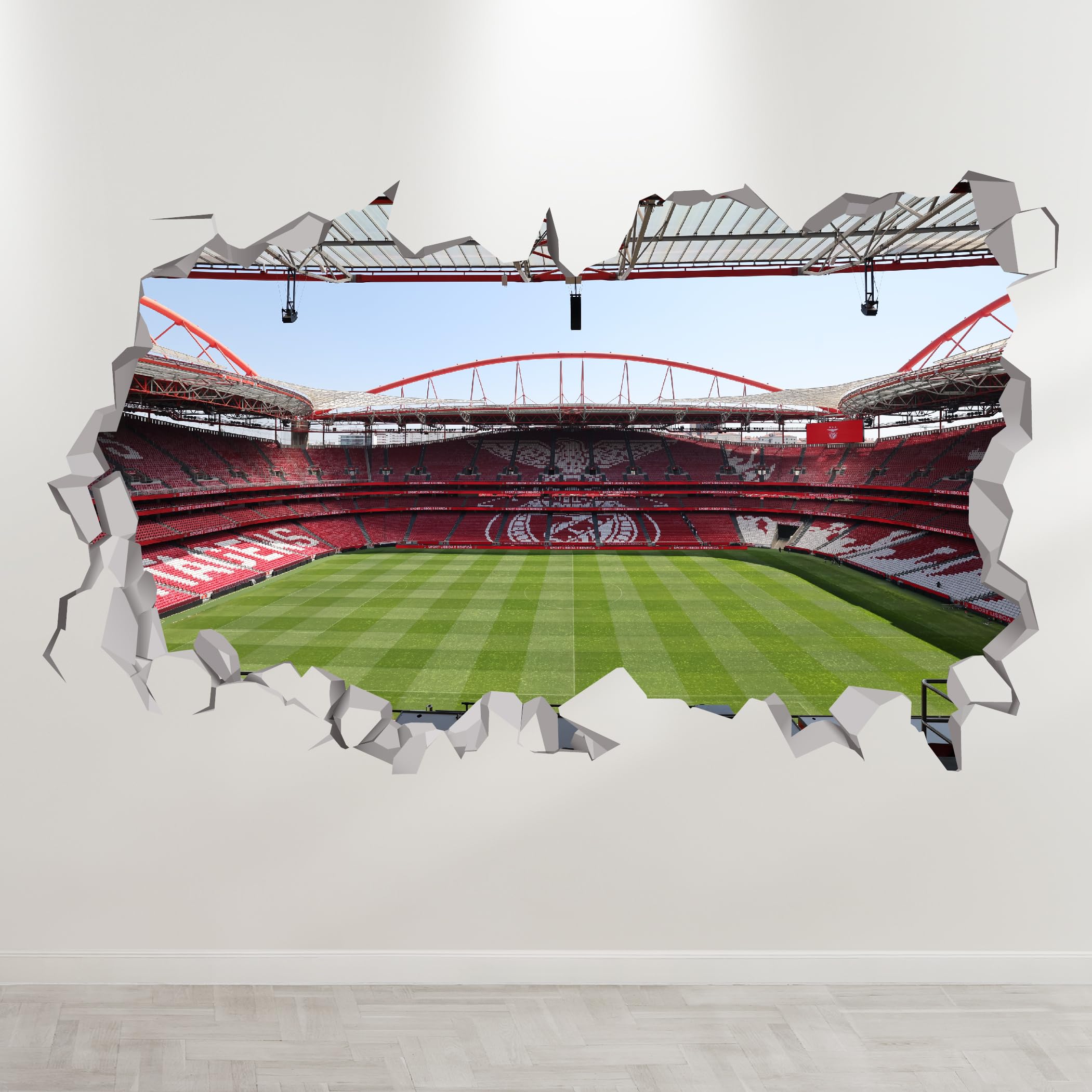 X Sport Lisboa e Benfica - AVinilo Adhesivo Pared para Decoracion Habitacion, Vinilos Decorativos Infantiles, Estadio da Luz, Benfica Criança