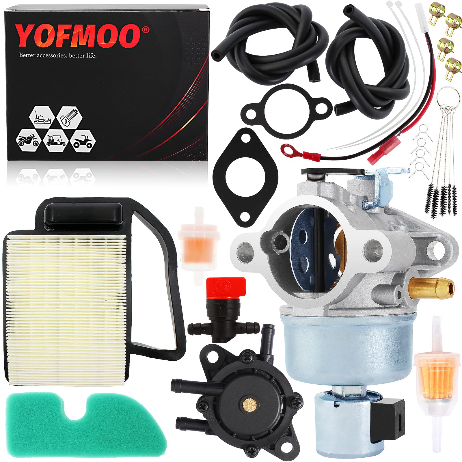 Carburatore Caltric Per Motore Kohler SV600 20HP 14.9 KW Alesaggio 26mm Jet 1.14
