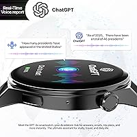 Vista 2 de AI Chatgpt, reloj inteligente para mujer, reloj traductor, rastreador de actividad física con monitor de frecuencia cardíaca y sueño
