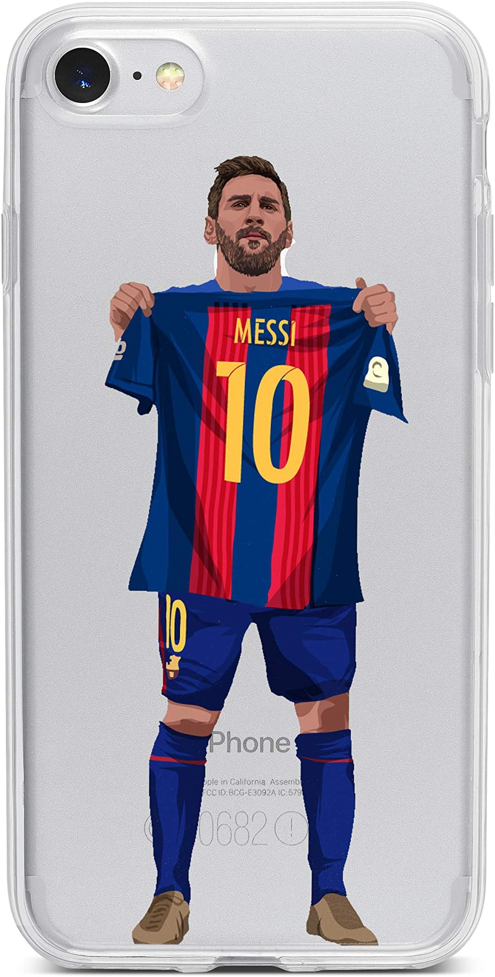 Famee iPhone 7/8 Case football - Lionel Messi - FC Barcelone - El Clásico
