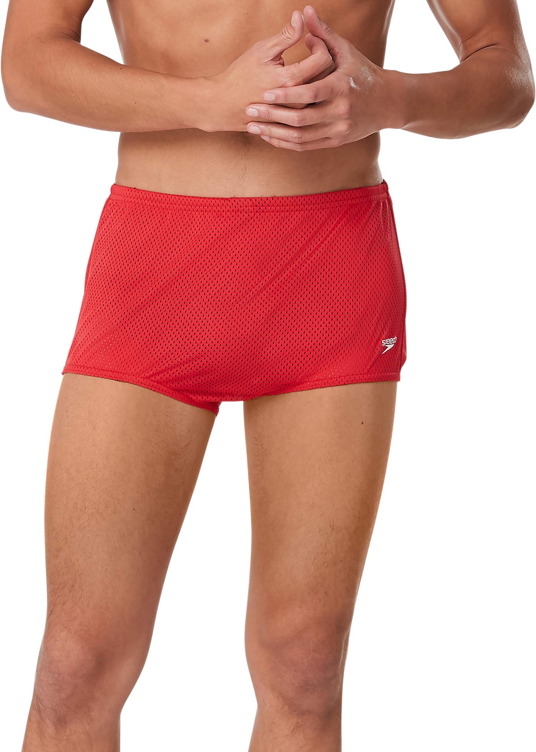 Men's Poly Mesh Square Leg Swimsuit
