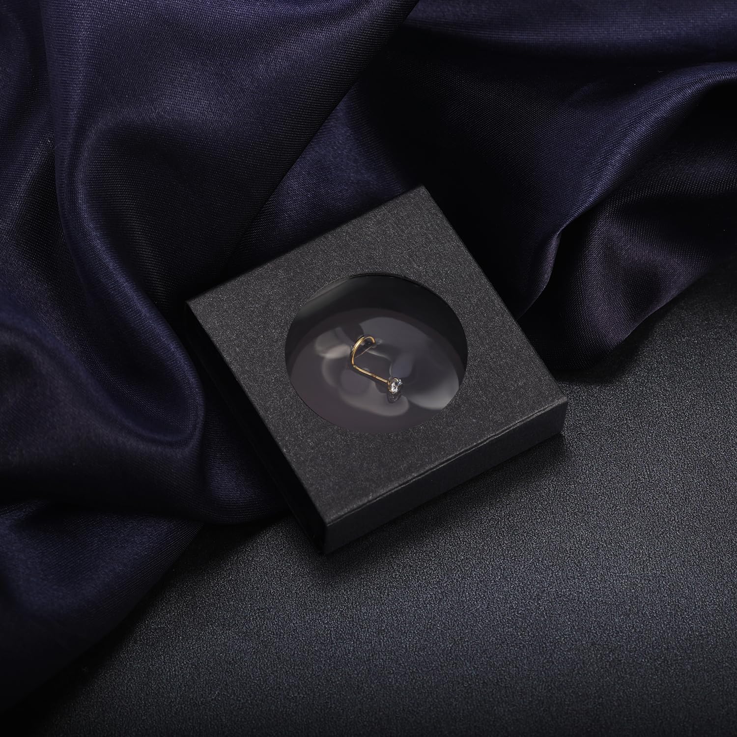 SYLWIA 14K Massivgold Nasenstecker Ringe 20g 18g, Moissanit Korkenzieher L-förmige Nasenringe, 18 20 Gauge Nasenring Piercing für Frauen Männer Geschenke - 2mm 2,5mm 3mm Moissanit