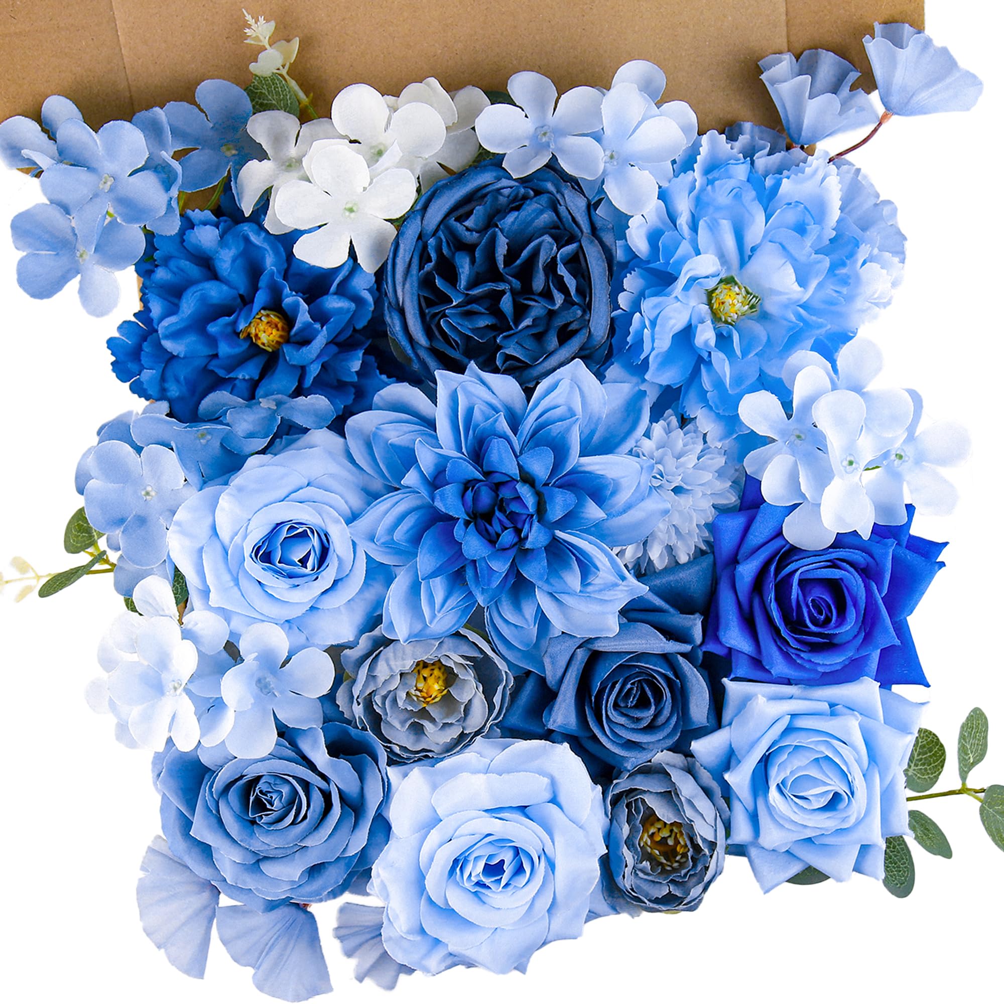 yuagolle Blue Silk Bouquet Box