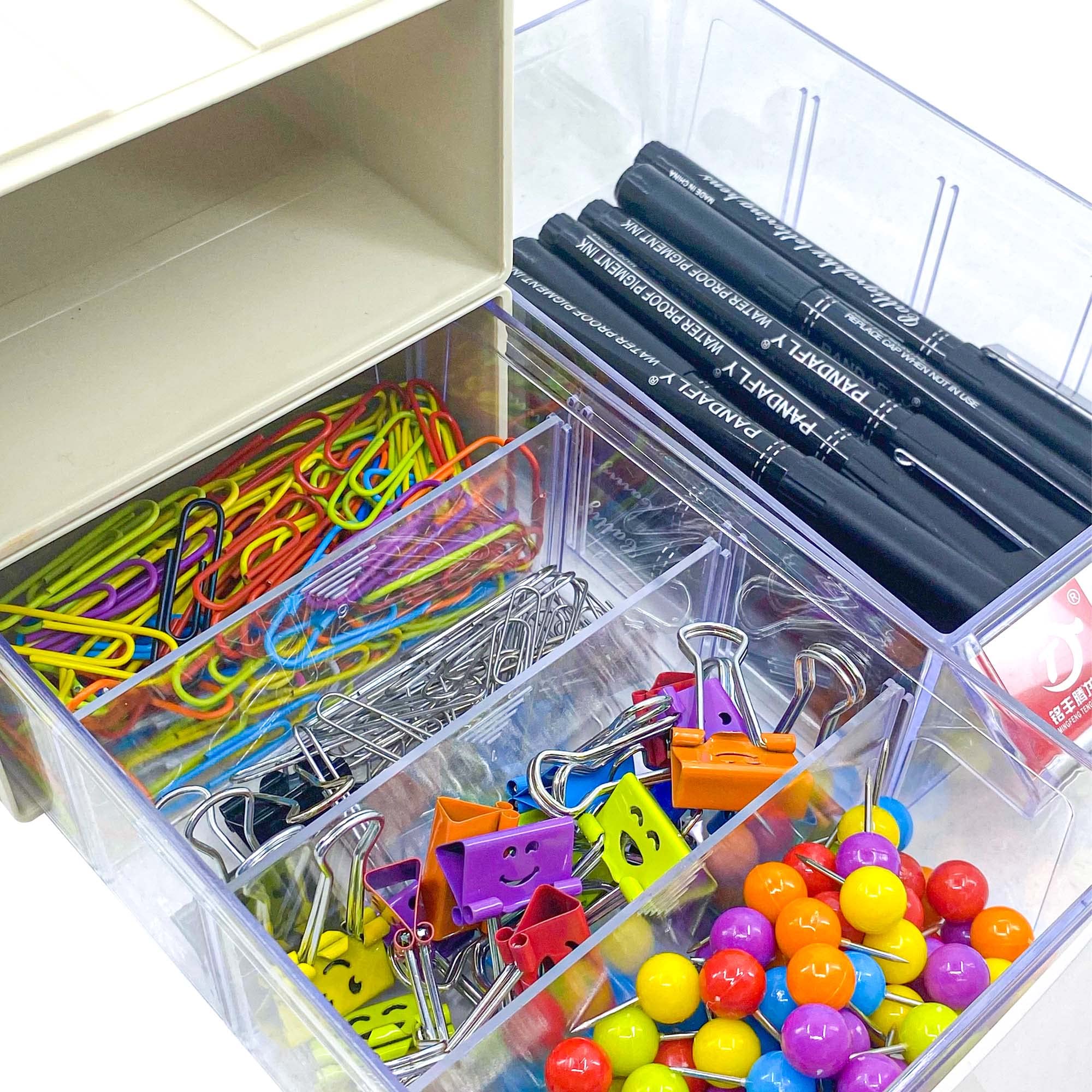 Cajón Plástico De Almacenamiento: Apilable Y Resistente