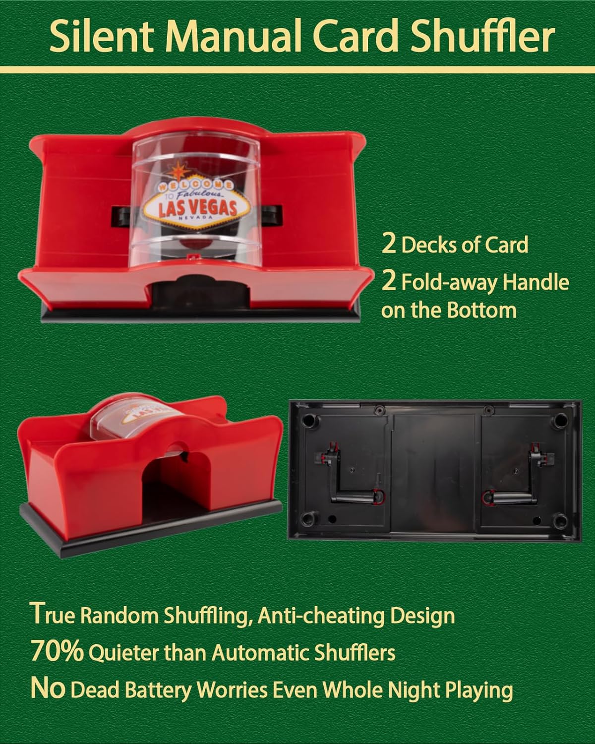 5 in 1 Casino Game Complete Set: 250 Pro Poker Chips+Silent Card Shuffler, Blackjack+Roulette Wheel+Craps+Texas Holdem+Poker Kit,Table Game Mat+Playing Card+Dice+Casino Accessory