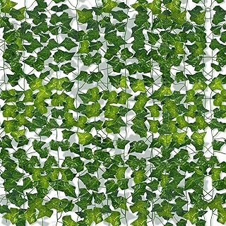 Artificial Ivy Garland - Pack of 36 Pieces Fake Ivy 2.1 m for Decoration Room, Balcony, Wedding, Garden, Parties - Realistic Greenery, Maintenance Free Artificial Plants