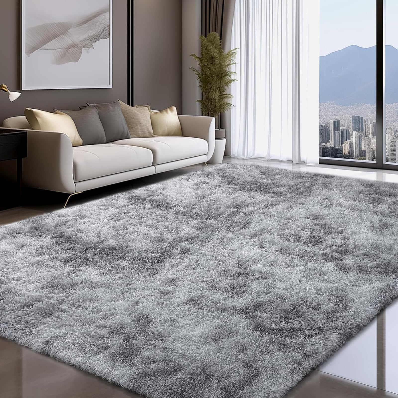 Amazon | カーペット ラグ ラグマット 90 x 250 cm 防音滑り止め付