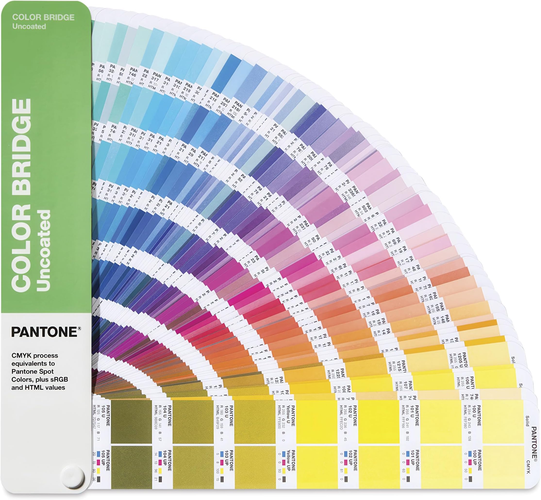 Pantone GG6104B カラーブリッジガイド コーティングなし、マルチカラー