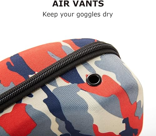 Miniatura 4 de XCMAN Funda rígida de EVA para gafas de esquí que se adapta a todas las formas y tamaños de gafas de esquí