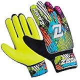 ZASH Premium Goalie Gloves for Kids Boys Children, Youth & Adult Football Goalkeeper Gloves with Double Wrist Protection and 4-mm Latex Anti-Slip Strong Grip Palm