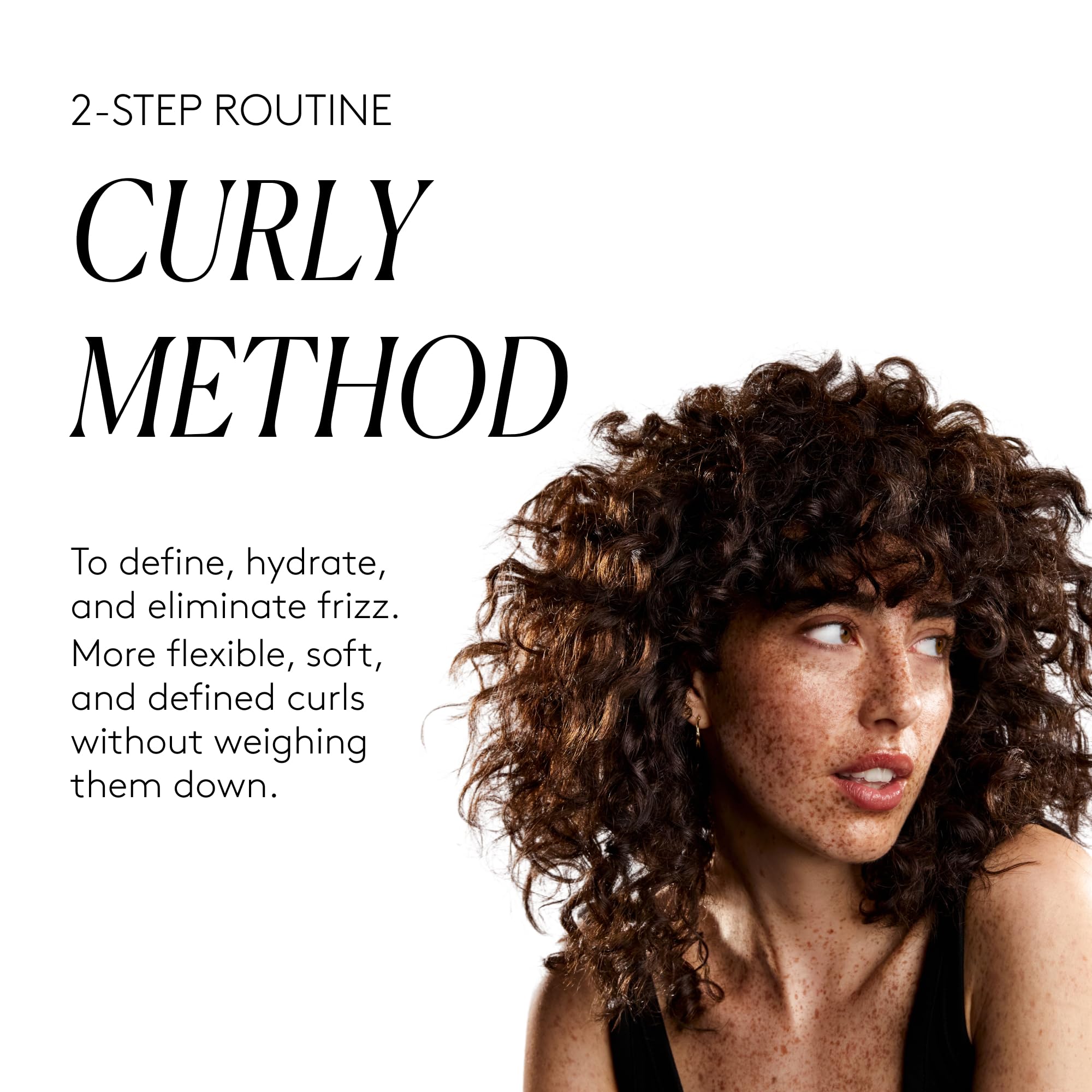 COCUNAT - Curly Method - Perfect Curls in 2 steps - Moisturizer Leave-in + Curl Booster - Moisturises, Nourishes, Strengthens, Eliminates Frizz and Detangles - 250ml+150ml