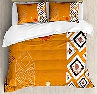 Vista 109 de Ambesonne Juego de funda de edredón de baloncesto, silueta de jugador de baloncesto, promoción de campeonato de competencia de atleta, juego de ropa