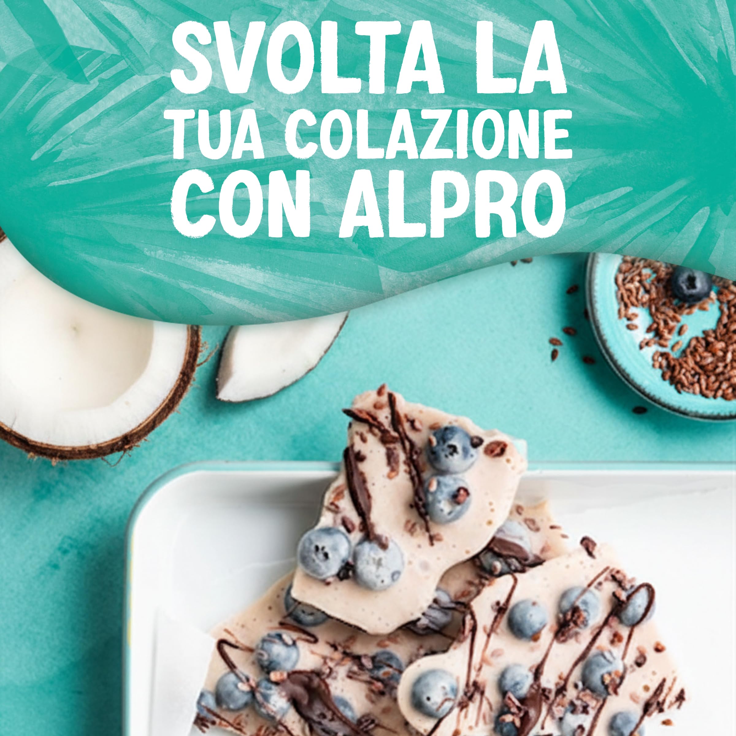 ALPRO CLASSICO, Bevanda al COCCO, Naturalmente Senza Lattosio, con Vitamine B2, B12 e D - 8 confezioni x 1 Litro