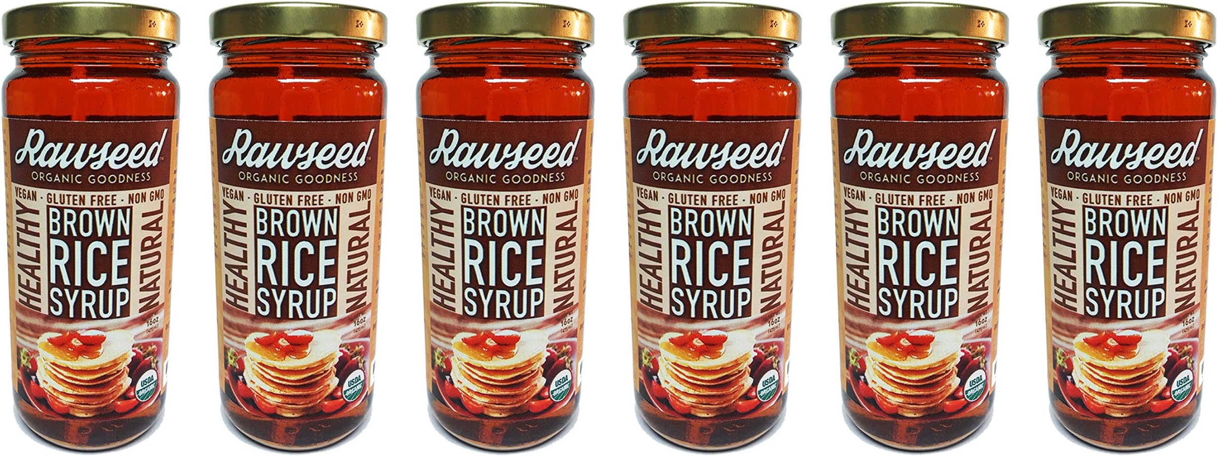 Rawseed Organic Brown Rice Syrup (6 Pack)