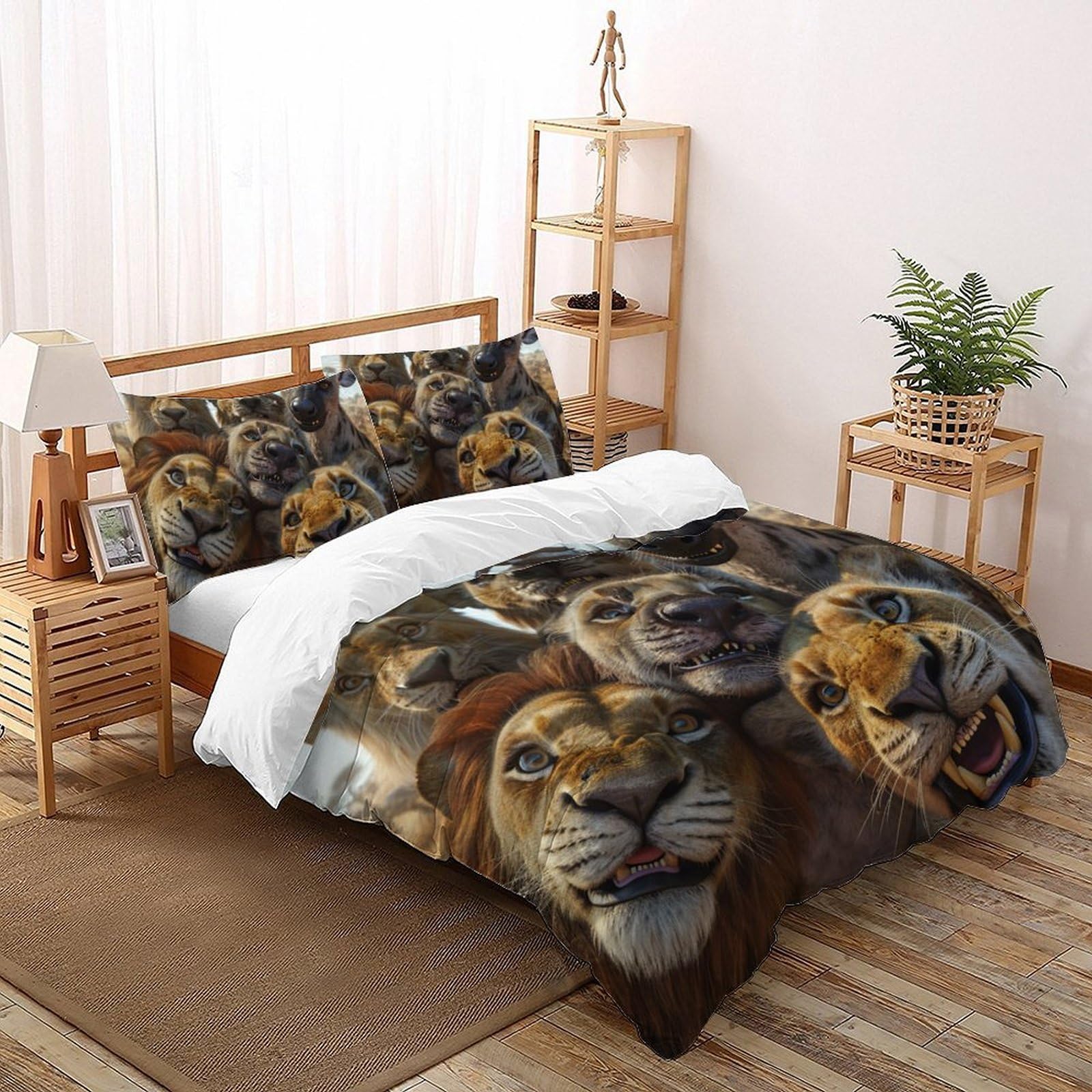 Housse de couette animaux africains pour transformer la chambre des enfants