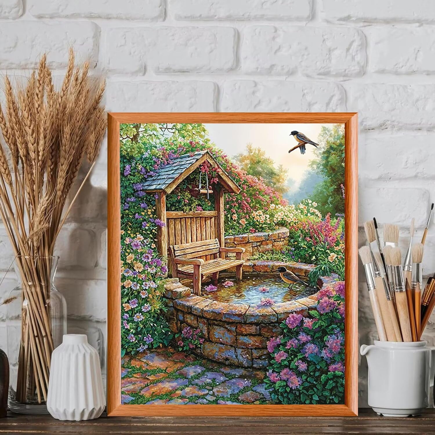 Casetta del giardino Dipingere con i Numeri per Adulti, 70x90cm a-996