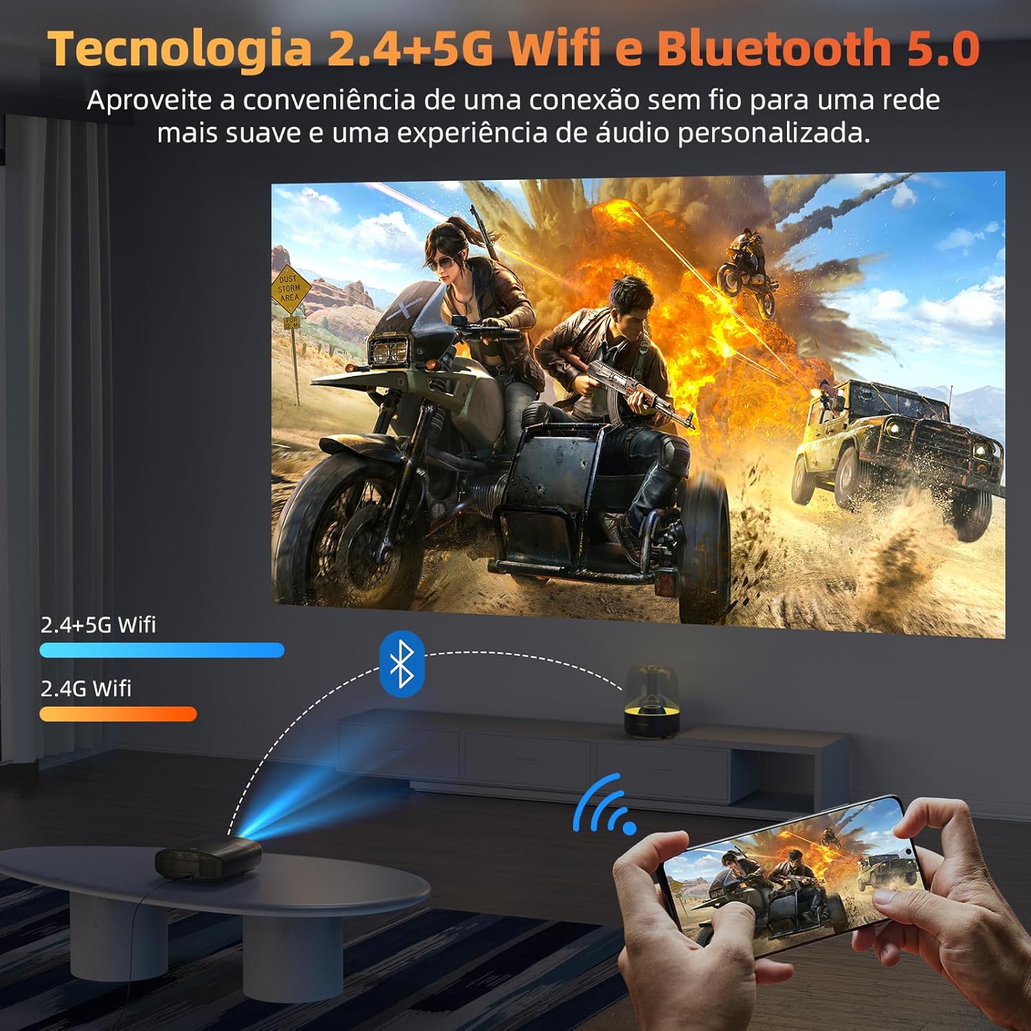 Análise Bettdow Projetor 4K: Descubra como transformar sua sala em cinema 10 81Pd1KOQa2L. AC SL1500