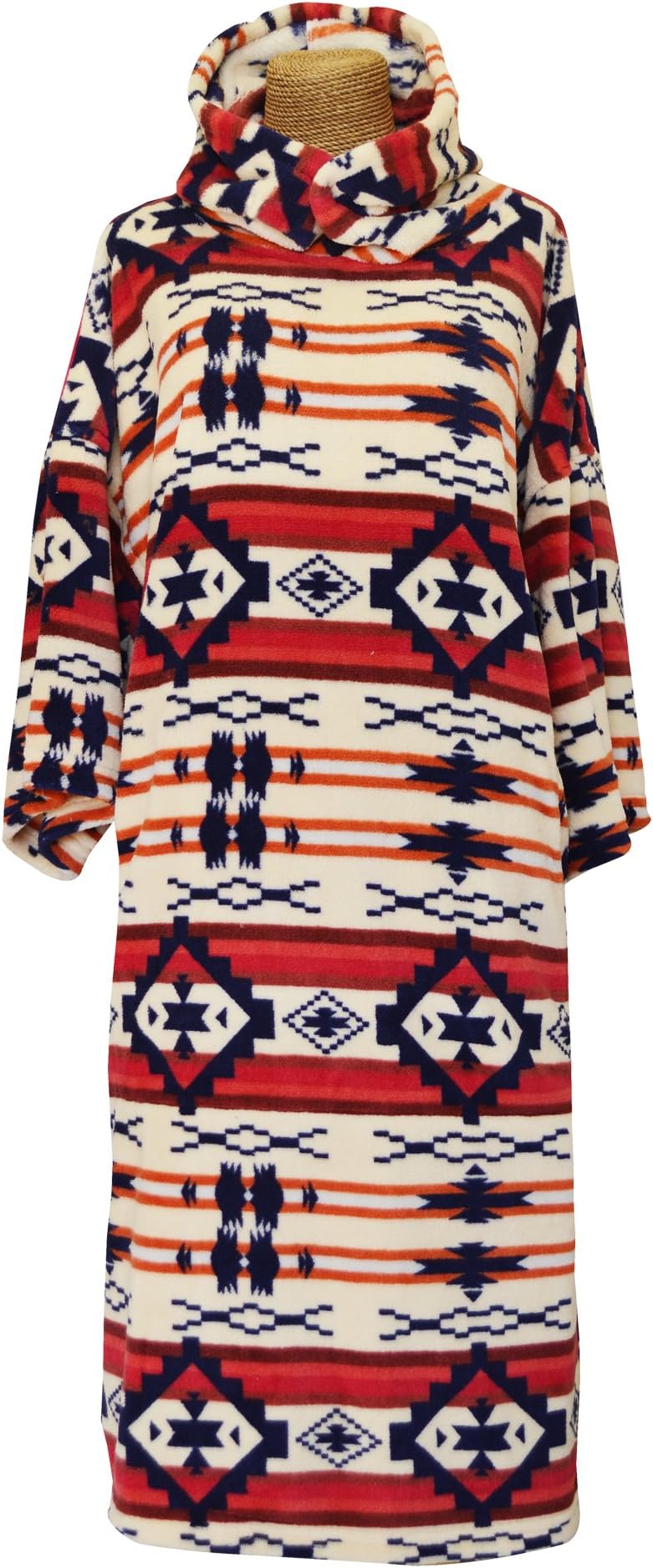 TLS SURF HOODED CHANGING ROBE/PONCHO - AZTEC