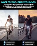 RAVEMEN 1800 Lumen Intelligent Daytime/Night Running Front Light with Auto ON/OFF, Light Sensor, IPX7 Waterproof, USB-C, Aluminium & Plastic Body, Handlebar Mount - 3