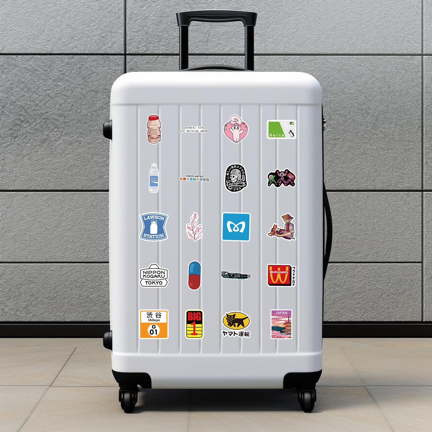 100 Packs Tokyo Stickers Water Bottles Laptop Phone Motorcycle