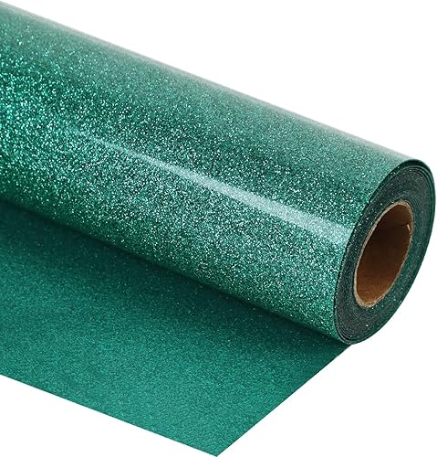 Miniatura 66 de guangyintong - Vinilo de transferencia térmica de PU para camisetas 12 pulgadas X 8 pies, rollo elástico brillante (oro rosa B4)