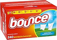 Vista 10 de Bounce Hojas suavizantes de tela, aroma fresco al aire libre, 240