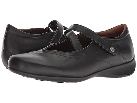 Wolky Shoes 06227 Roll Slipper black printed leather order now! Biggest  Wolky Collection| Wolkyshop.com