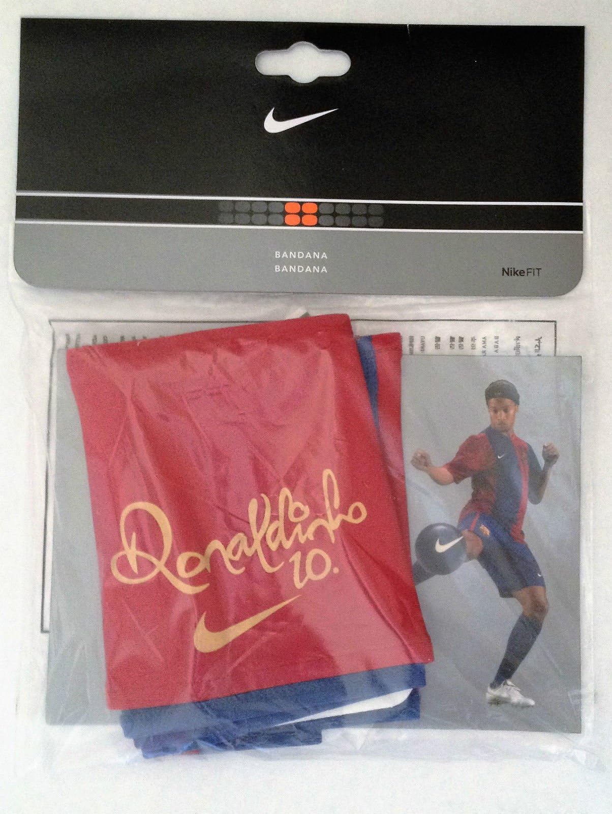 NIKE Unisex Adults Ronaldinho 10R Bandana SE0105 467 1Size Team Barcelona