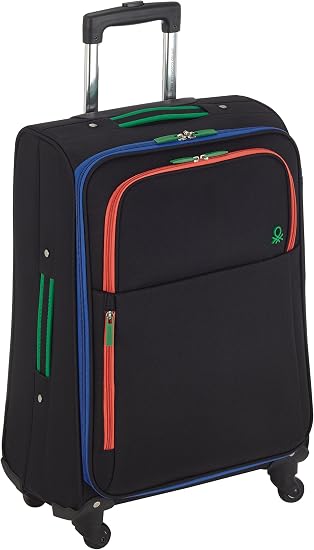 Benetton Maleta Con Ruedas UNDERSCORE_58073311_NEGRO-MULTI 58 L :  Amazon.es: Equipaje