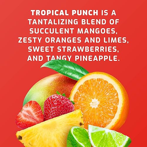 Miniatura 4 de TRULABS Hydrate + Detox - Tropical Punch. Paquetes de hidratación de electrolitos sin azúcar. Cada porción contiene 1422 mg de electrolitos, 19