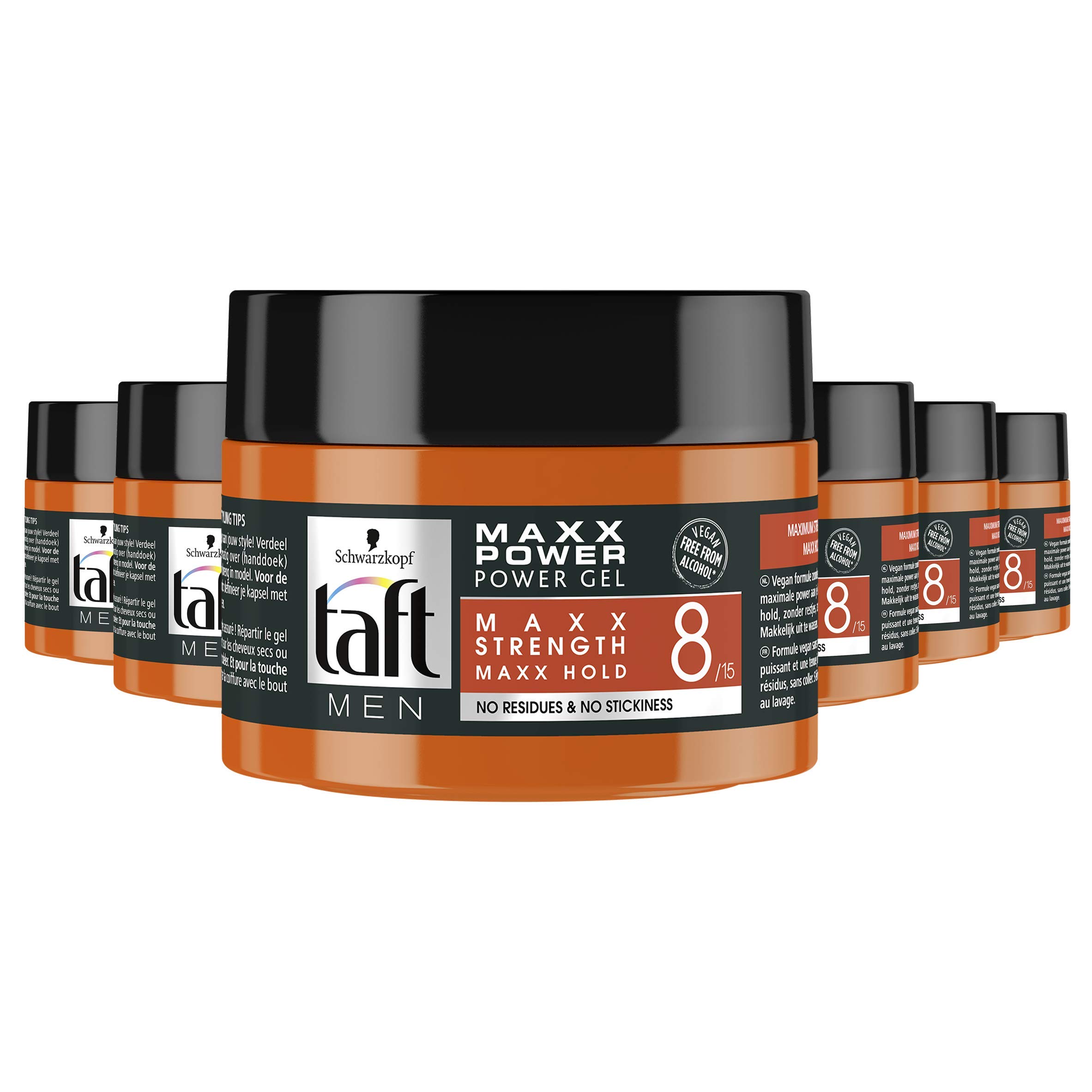 Schwarzkopf Taft Maxx Power Level 8 Gel Cubus 250ml, 6 Stück