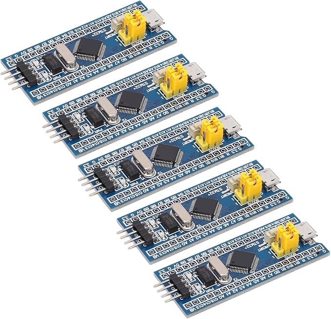 5PCS STM32F103C8T6 Minimum System Development Board Mirco USB 40 Pin ...