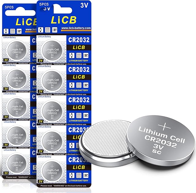 LiCB CR2032 3V Lithium Battery CR 2032 10PCS