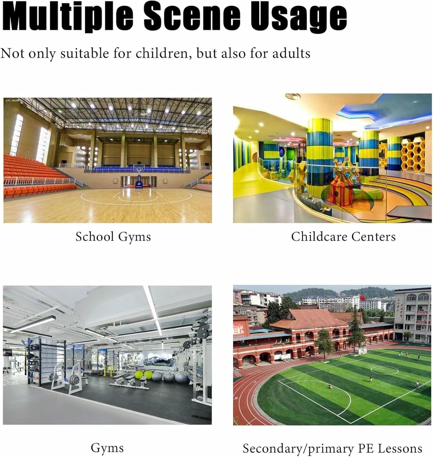 Large Exercise Hula Hoop Stand Holder for Differet Sized, Heavy Duty Sports Equipment Organizer Cart, Portable Jump Rope Storage Rack for Adult Child