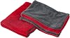 LIVOS 2 Pack Car Drying Towel, Premium Microfiber Towels for Cars, 1000GSM, Edgeless Twisted Loop Design, No Streaks, Scratches, or Water Spot, Absorbent Wash Towel, 18 x 24 Red&Grey