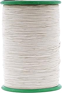Mandala Crafts Cream Shirring Elastic Thread for Sewing, Knitting, Smocking, and DIY Crafts - 546 Yards 0.6mm Fine Thin Stretch Thread for Sewing Machines - Buy now