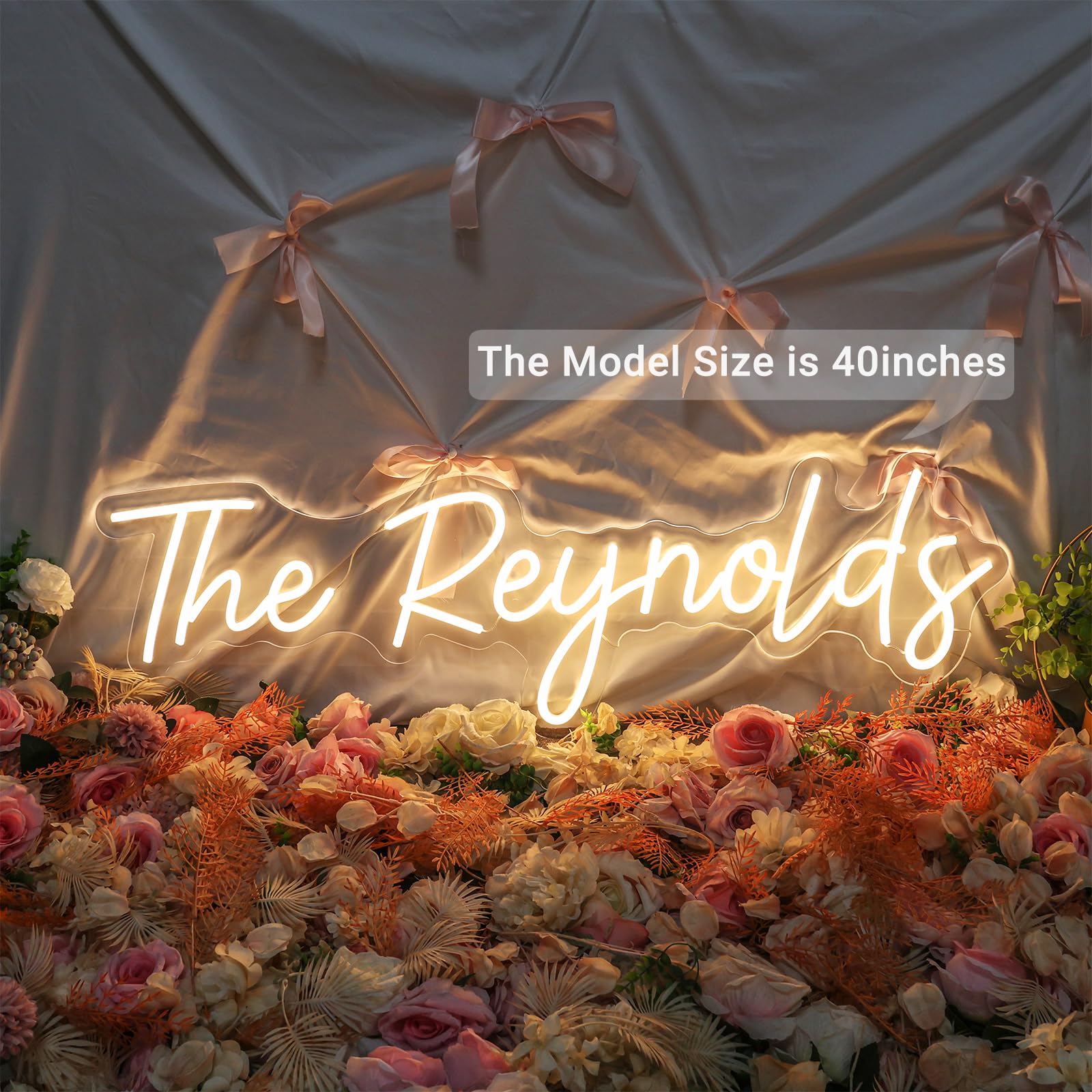 Custom Neon Signs, Customizable Neon Sign for Wedding, Personalized LED Neon Light for Wedding, Business, Bar, Party, Birthday, Event, Gift Neon Name Sign